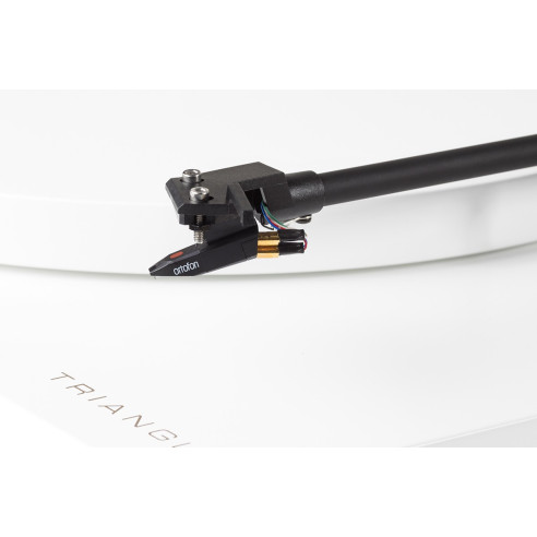 Pack Platine Triangle & LN01A - Pack Enceinte & Platine Vinyle - Noir, Blanc, Aubergine, Bleu ou Gris Lin