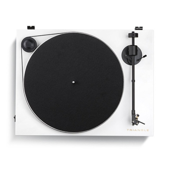 Triangle Turntable - Platine Vinyle - Noir, Blanc, Bleu Abysse, Aubergine ou Gris Lin