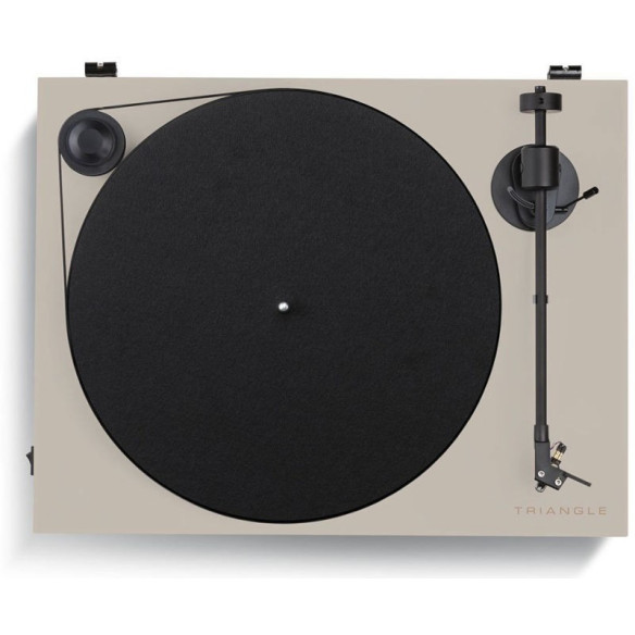 Triangle Turntable - Platine Vinyle - Noir, Blanc, Bleu Abysse, Aubergine ou Gris Lin