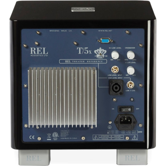 REL T5x - Caisson de basses audiophile - Noir ou Blanc