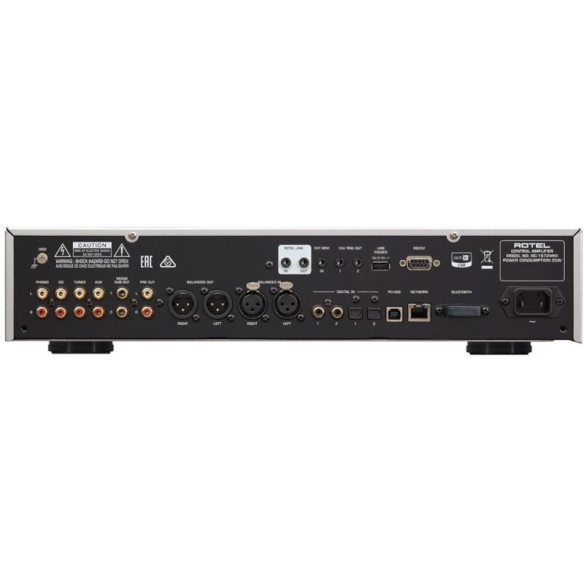 Rotel RC-1572 MKII - Préampli Stéréo MK2 - Noir ou Silver