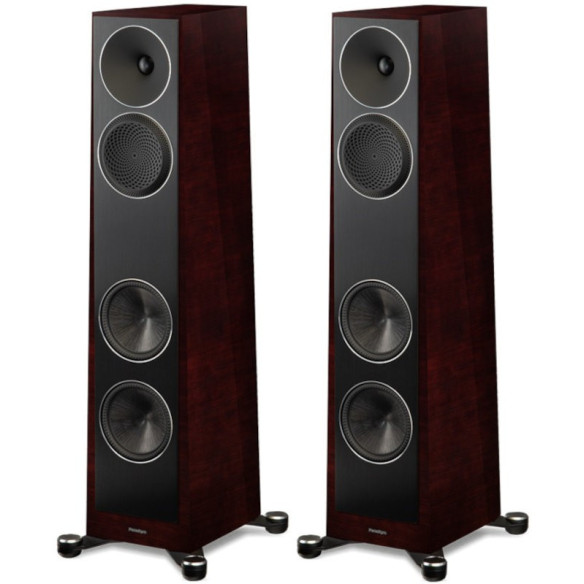 Paradigm Founder 80F - Enceintes Colonnes Diapason d'or - Laqué Noir, Noir, Midnight Cherry ou Noyer