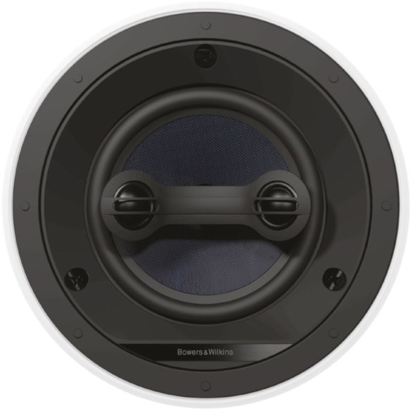 B&W CCM663SR - Enceinte Encastrable au Plafond - Noir Cache Blanc