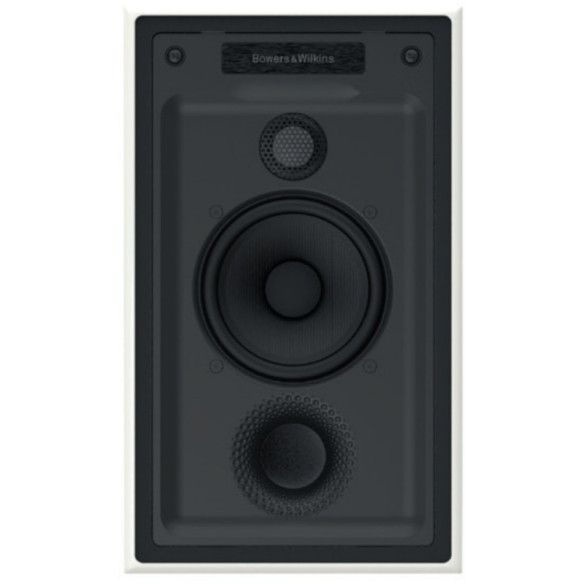 B&W CWM7.5 S2 - Enceinte Encastrable - Noir Cache Blanc
