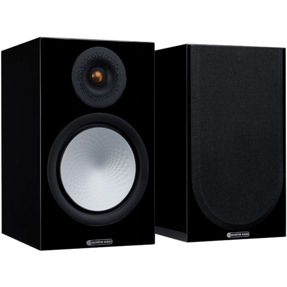 Monitor Audio Silver 100 7G - Enceintes Bibliothèques - Satin Noir, Bois Noir, Satin Blanc, Noyer ou Chêne Clair