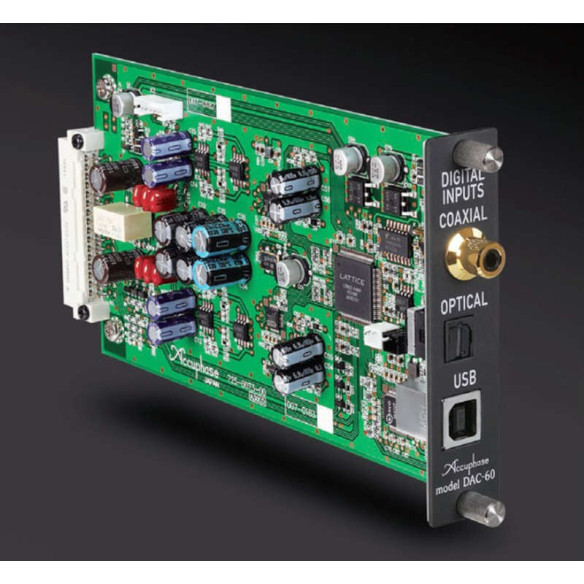 Accuphase DAC-60 - Carte Convertisseur optique + coaxial + USB