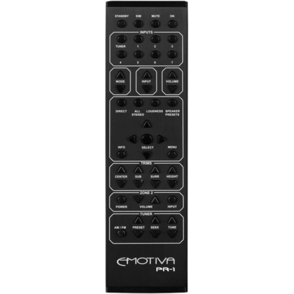 Emotiva XMC-2 - Préampli Home Cinéma - Noir