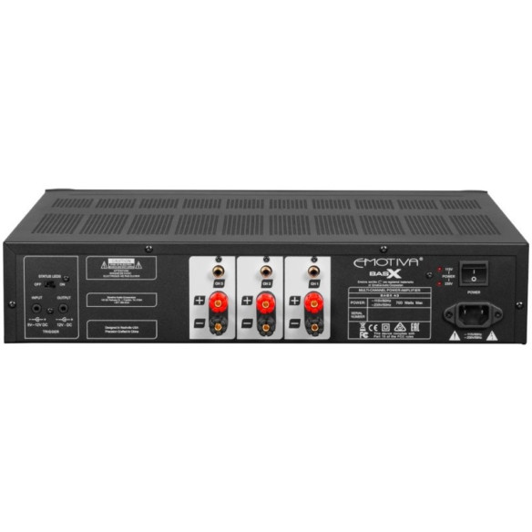 Emotiva BasX A3 - Ampli de Puissance - Noir