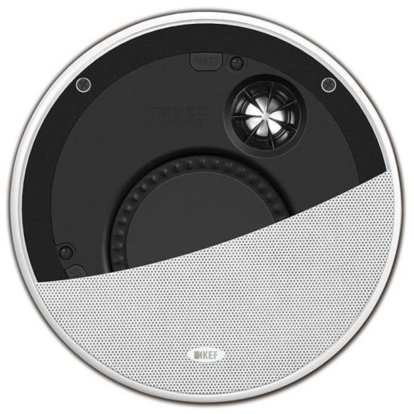 KEF Ci160TR - Enceinte Encastrable slim - Cache Blanc