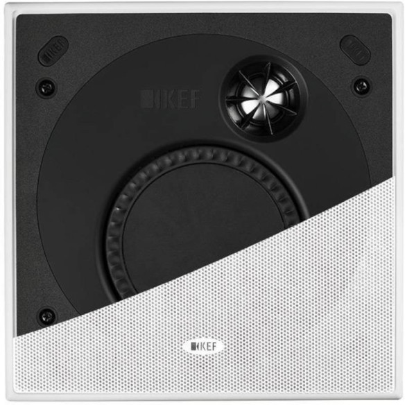 KEF Ci160TS - Enceinte Encastrable slim - Cache Blanc