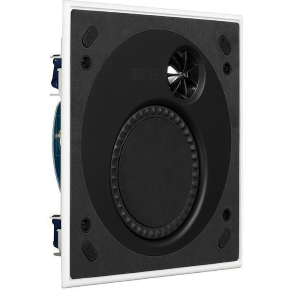 KEF Ci160TS - Enceinte Encastrable slim - Cache Blanc