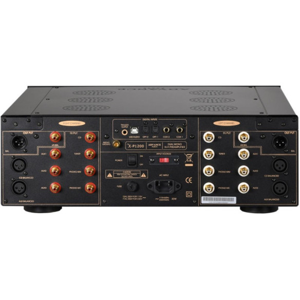 Advance Paris XP-1200 - Préampli Stéréo - Noir