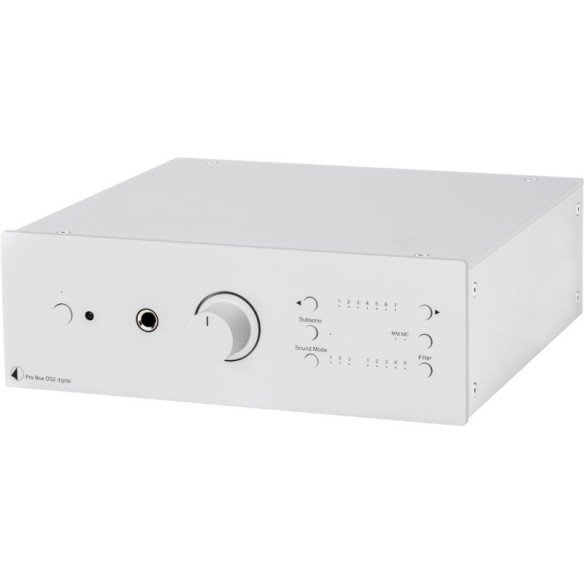 Pro-Ject Pro box DS2 Digital - Préampli Stéréo - Noir, Silver ou Silver/Noyer