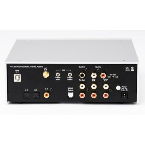Pro-Ject Pro box DS2 Digital - Préampli Stéréo - Noir, Silver ou Silver/Noyer