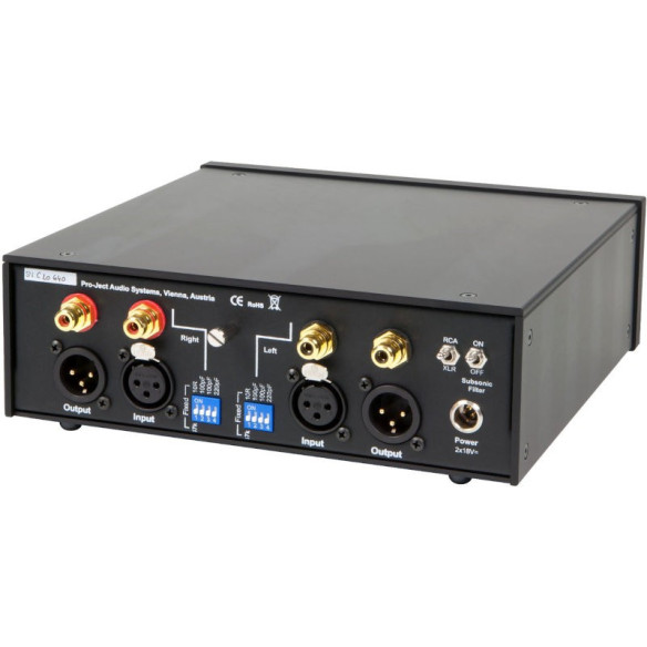 Pro-Ject Phono Box RS - Préampli Phono - Noir ou Silver