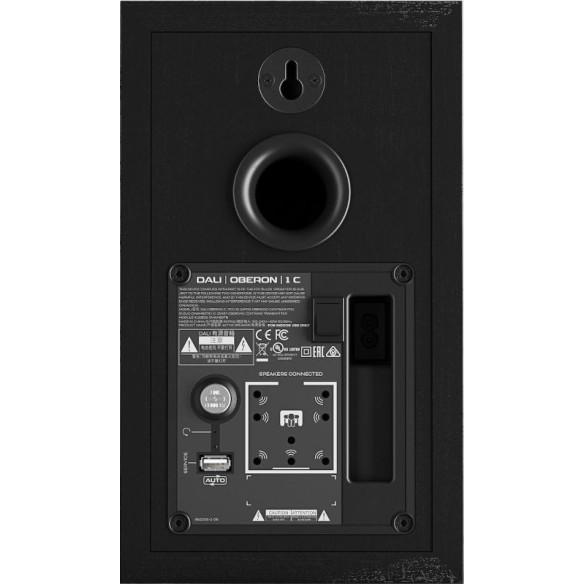 Dali Oberon 1C + Sound Hub Compact - Ensemble Stéréo Sans Fil - Noir, Blanc, Noyer ou Chêne