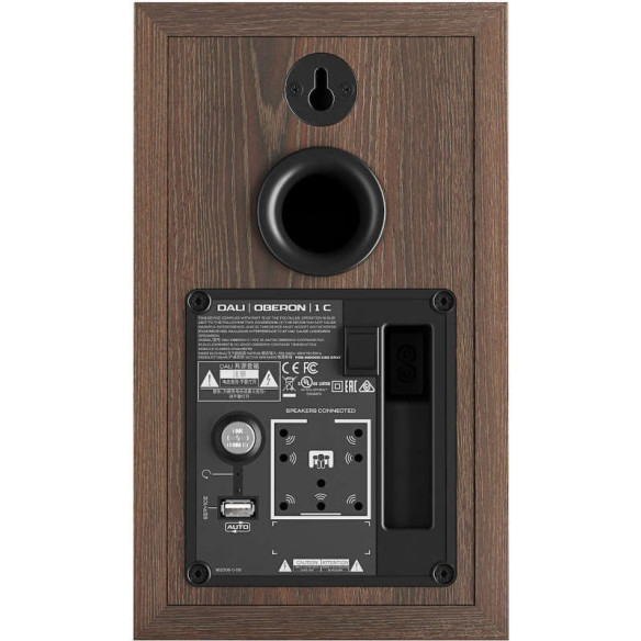 Dali Oberon 1C + Sound Hub Compact - Ensemble Stéréo Sans Fil - Noir, Blanc, Noyer ou Chêne