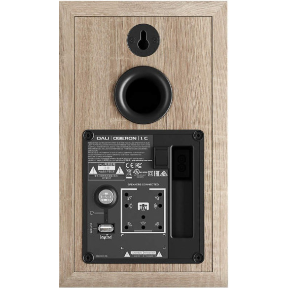 Dali Oberon 1C + Sound Hub Compact - Ensemble Stéréo Sans Fil - Noir, Blanc, Noyer ou Chêne