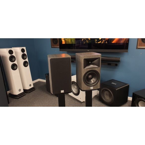 JBL Synthesis HDI-1600 - Enceintes Bibliothèques - Laqué Noir, Chêne Gris ou Noyer