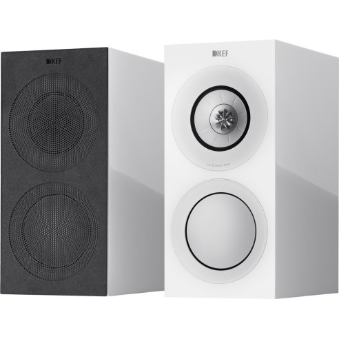 KEF R3 - Enceintes Bibliothèques - Laqué Noire, Laqué Blanche ou Noyer