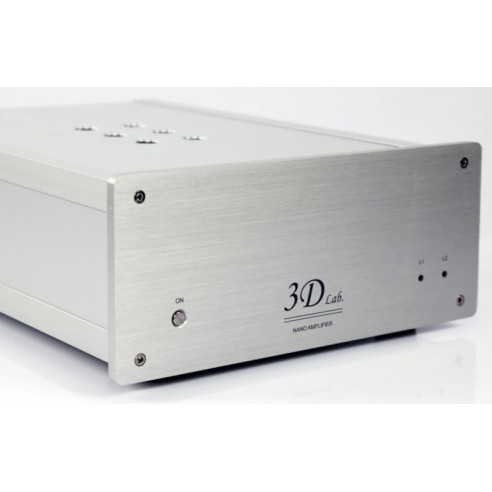 3D Lab Nano Amplifier V5 - Bloc de puissance 2 canaux - Silver