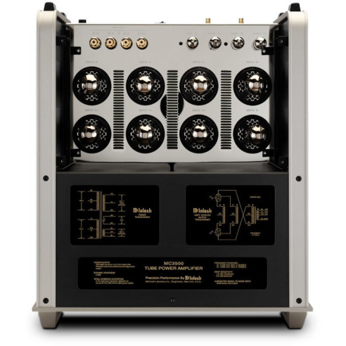 McIntosh MC3500 MKII - Bloc de Puissance mono à tubes 1x350W - Silver