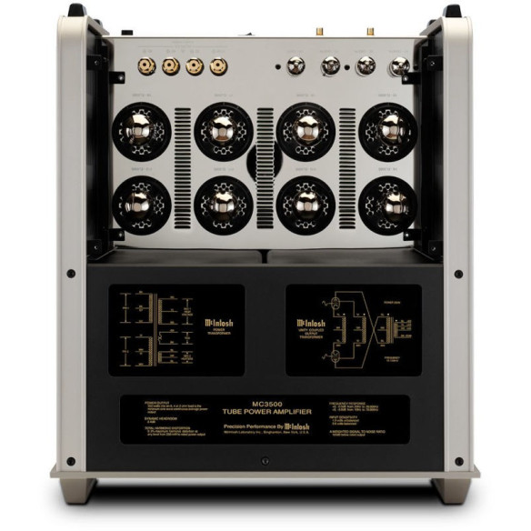 McIntosh MC3500 MKII - Bloc de Puissance mono à tubes 1x350W - Silver