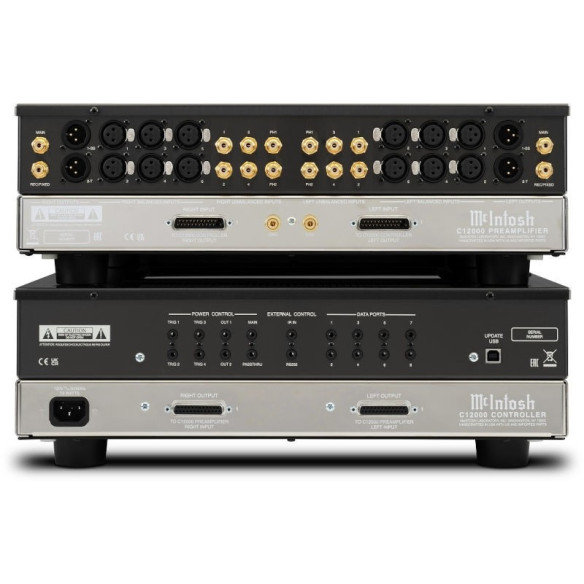 McIntosh C12000 - Préampli hifi à tubes avec alimentation séparée