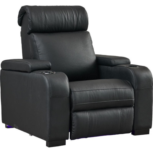 Lumene Hollywood Luxury III - Fauteuil Cinéma 1 place motorisé - Cuir Synthétique ou 100% Cuir