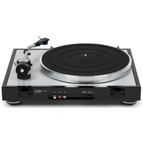 Thorens TD 403 DD - Platine Vinyle - Laqué Noir ou Noyer Brillant