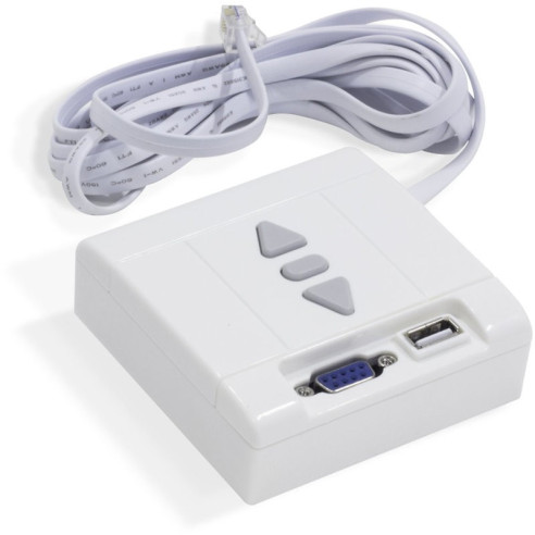 Lumene Switch RJ45 & RS232 connector - Télécommande - Blanc