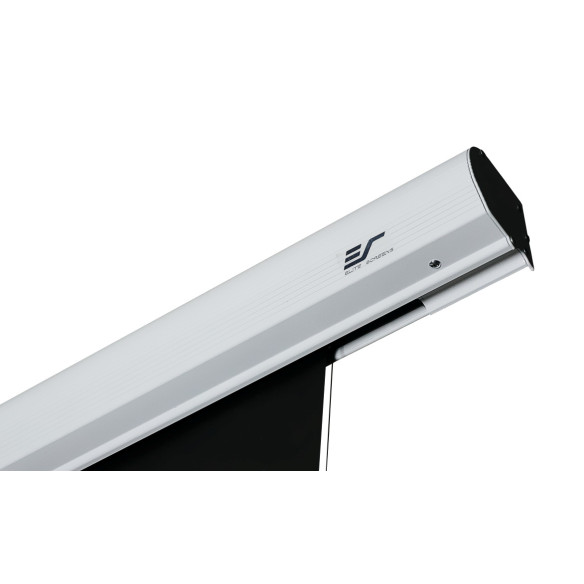 Elite Screens Saker Tab Tension 16:9 Blanc Acoustic Pro - Écran de Projection Motorisé Tensionné Transonore - Blanc