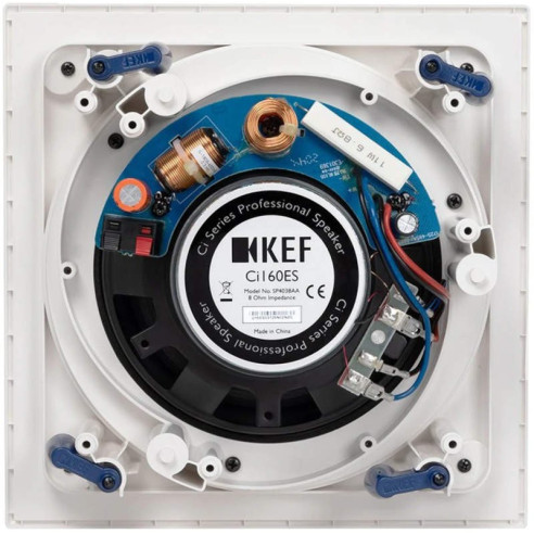 KEF Ci160ES - Enceinte Encastrable - Cache Blanc