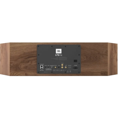 JBL L75ms - Enceinte Amplifiée Bluetooth, Airplay 2, Chromecast - Noyer