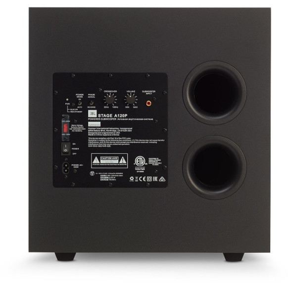 JBL Stage A120P - Caisson de Basses 30cm - Noir