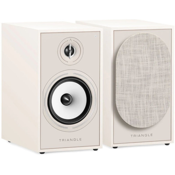 Triangle Borea BR03 BT - Enceintes Bibliothèques actives Bluetooth - Noir, Chêne Clair, Crème, Bleu ou Vert