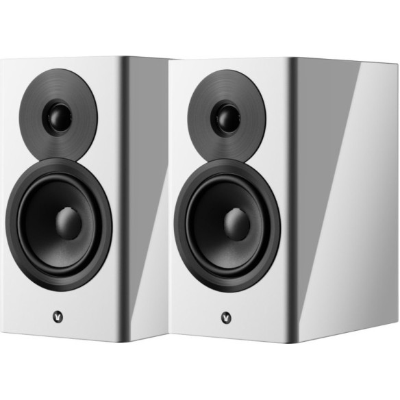 Dynaudio Focus 10 - Enceintes Bibliothèques connectées sans fil - Noir Laqué, Blanc Laqué, Bois Clair ou Noyer