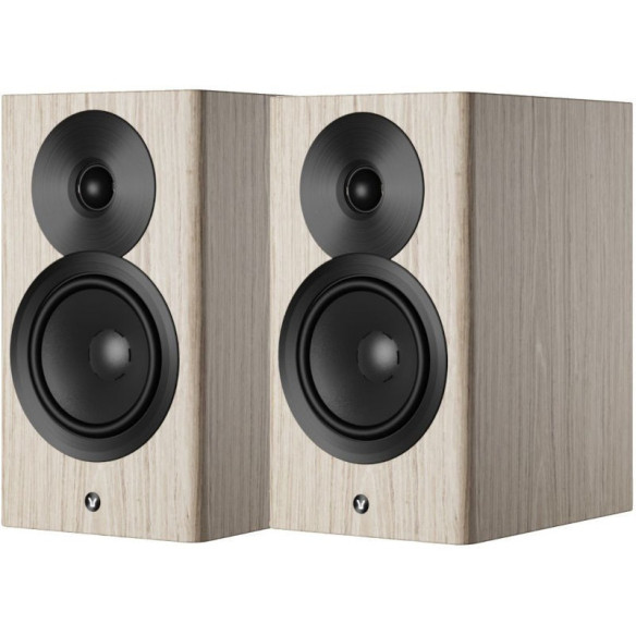Dynaudio Focus 10 - Enceintes Bibliothèques connectées sans fil - Noir Laqué, Blanc Laqué, Bois Clair ou Noyer