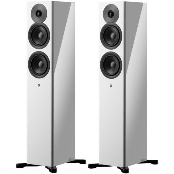 Dynaudio Focus 30 - Enceintes Colonnes connectées sans fil - Noir Laqué, Blanc Laqué, Bois Clair ou Noyer