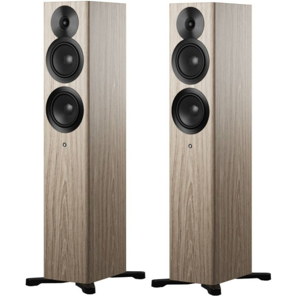 Dynaudio Focus 30 - Enceintes Colonnes connectées sans fil - Noir Laqué, Blanc Laqué, Bois Clair ou Noyer