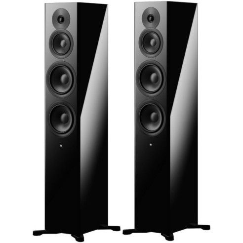 Dynaudio Focus 50 - Enceintes Colonnes connectées sans Fil - Noir Laqué, Blanc Laqué, Bois Clair ou Noyer