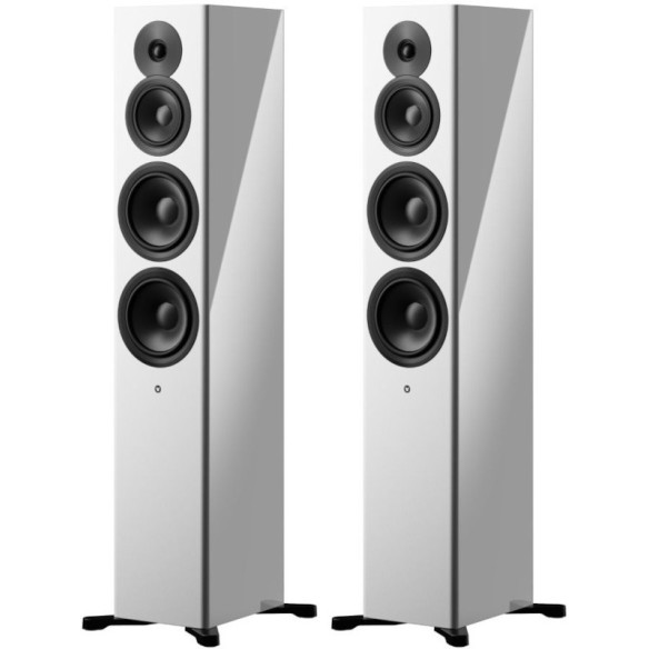 Dynaudio Focus 50 - Enceintes Colonnes connectées sans Fil - Noir Laqué, Blanc Laqué, Bois Clair ou Noyer