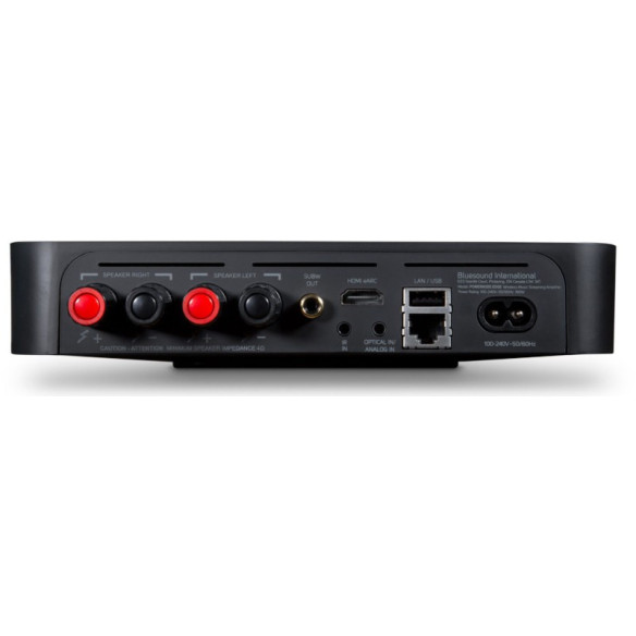 Bluesound POWERNODE EDGE - Ampli Stéréo Connecté - Noir ou Blanc
