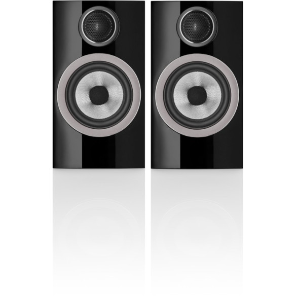 B&W 707 S3 - Enceintes Bibliothèques - Gloss Black, Satin White ou Mocha