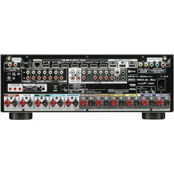 Denon AVC-X4800H - Ampli Home Cinéma - Noir ou Silver
