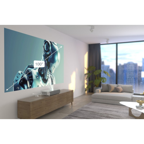 Optoma CinemaX D2 Smart - Vidéoprojecteur UST Laser 4K Android / Netflix / Disney+