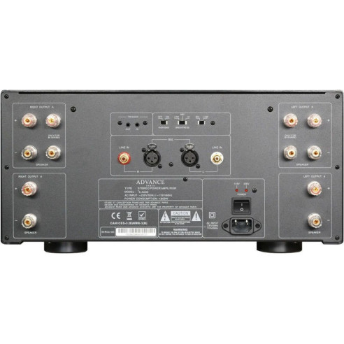 Advance Paris X-A600 - Bloc de Puissance 2x200 Watts RMS