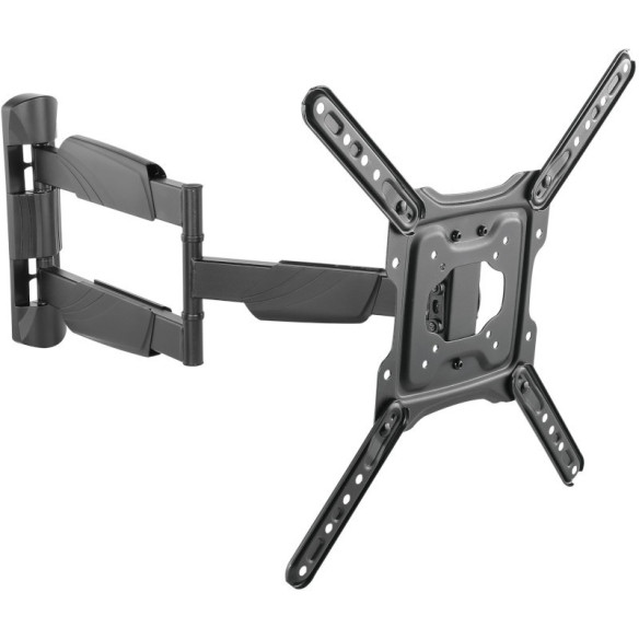 Norstone Full Motion 180 - Support TV mural jusqu'à 35kg avec bras dépliant