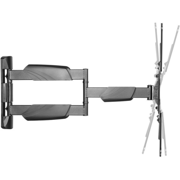 Norstone Full Motion 180 - Support TV mural jusqu'à 35kg avec bras dépliant