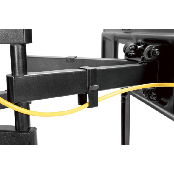 Norstone Full Motion 120 - Support TV mural jusqu'à 40kg avec double bras déportables